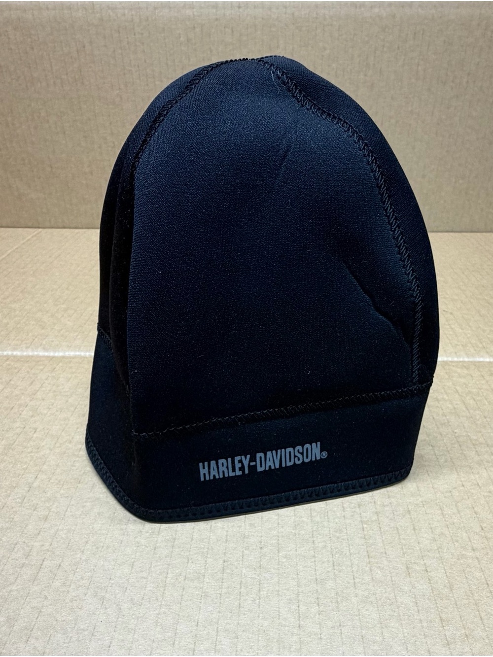 Harley-Davidson Black Neoprene Riding Beanie